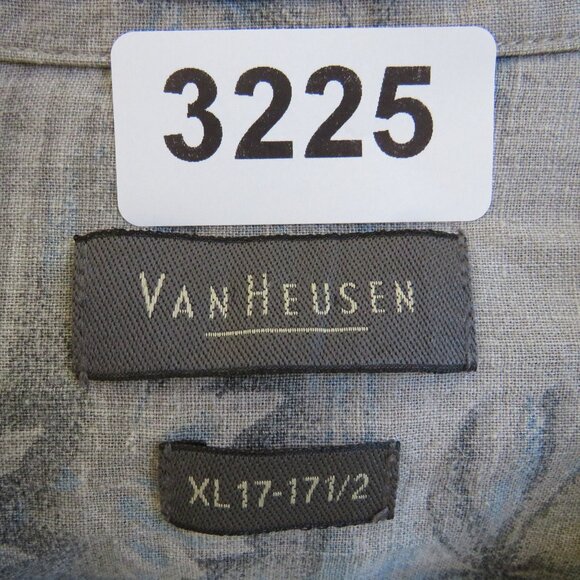 Van Heusen* Men's Short Sleeve Button Down Straight Hem Chest Pocket Shirt~ XL - Picture 3 of 12
